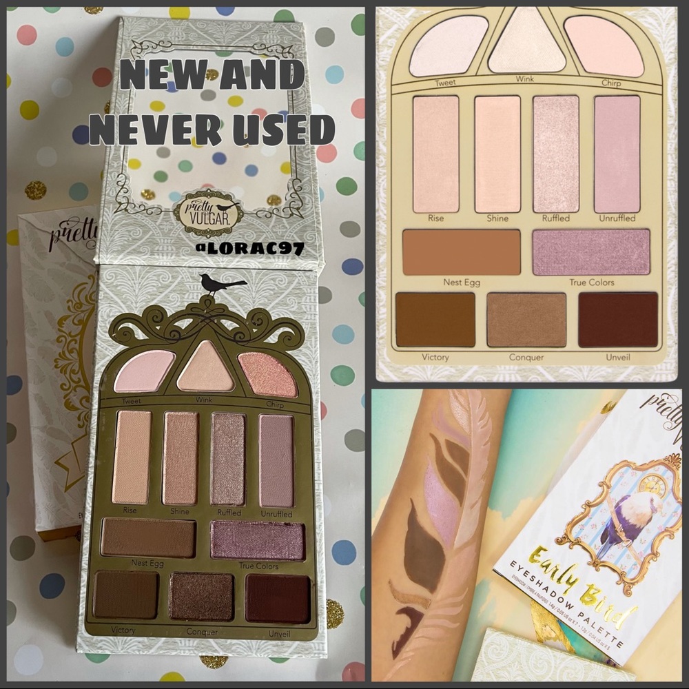 💥 NWB | Pretty Vulgar Early Bird Eyeshadow Palette
